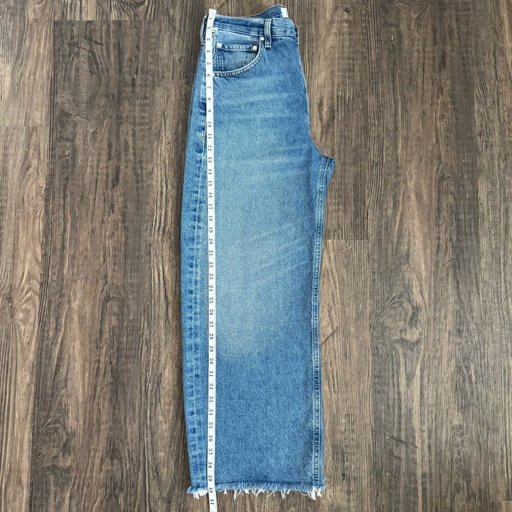 Citizens of Humanity Ayla Raw Hem Crop Jeans in Doheny Wash Size 29 - Picture 14 of 15